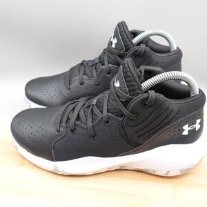 Under Armour Shoes 6Y Womens 7.5 Black White Jet '21‎ Low Basketball 3024794-001